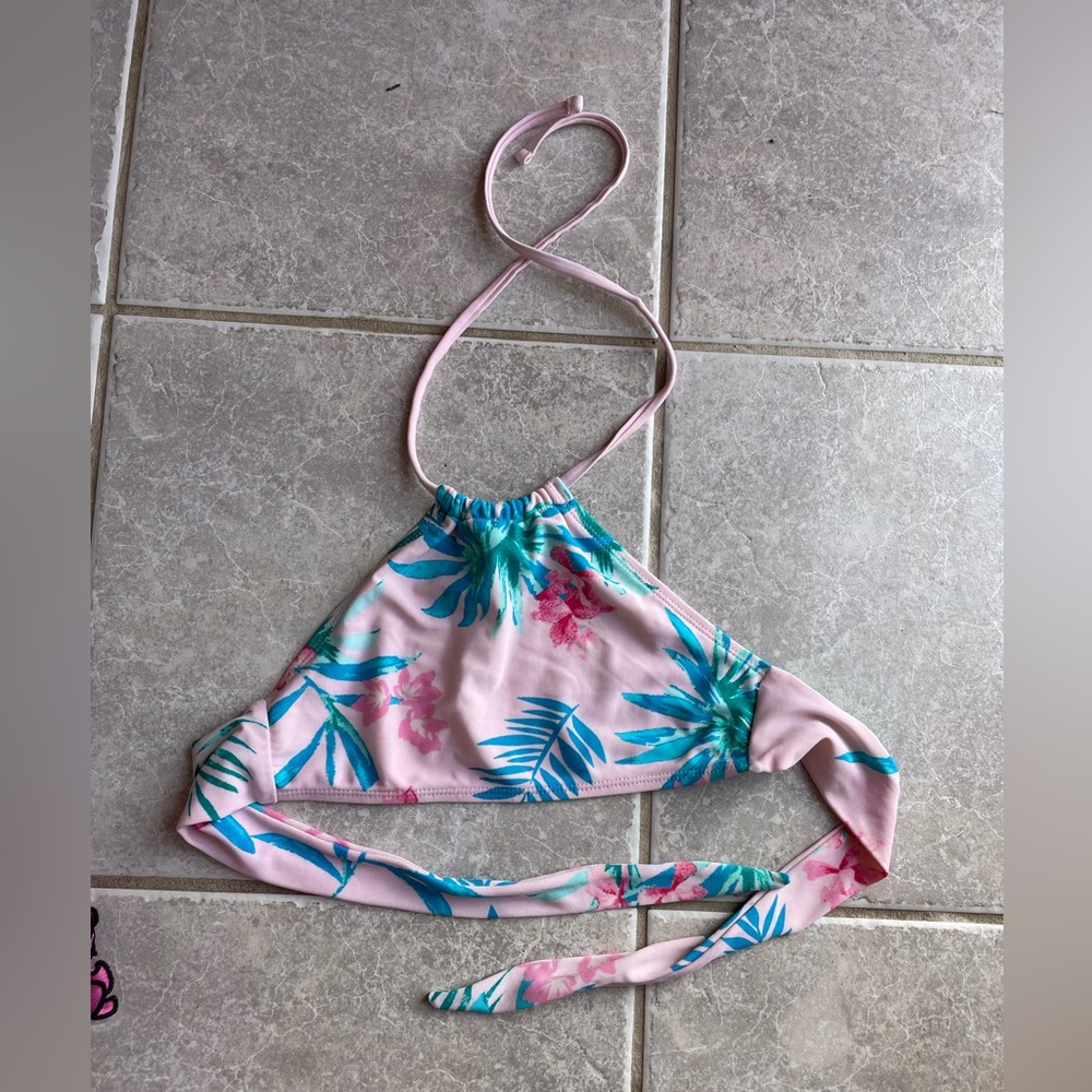 little girls tie bikini top